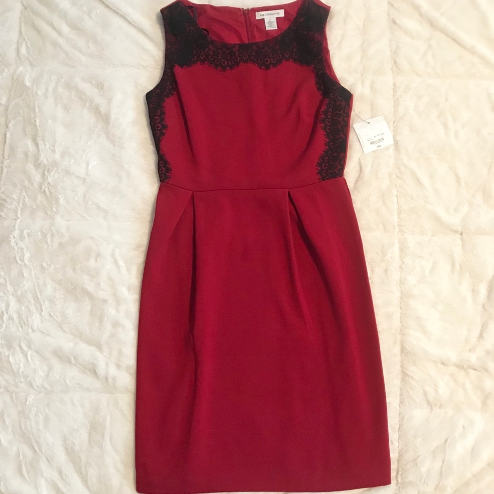 Liz Claiborne Red Dress NWT